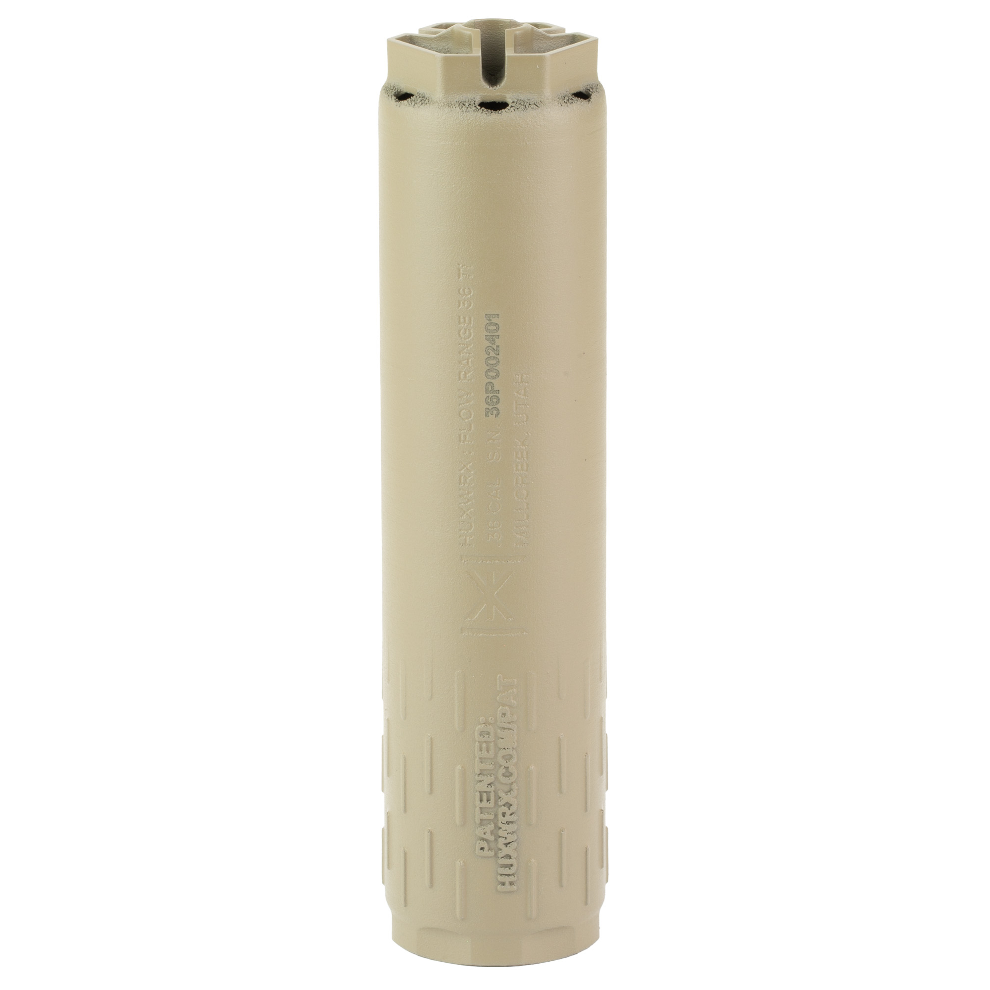 HUXWRX FLOW RANGE 36 TI SILENCER FDE